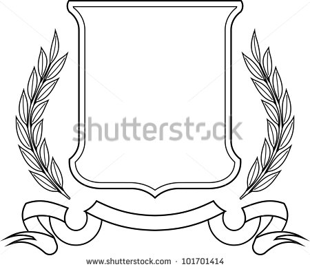 Vector Coat of Arms Shield Template