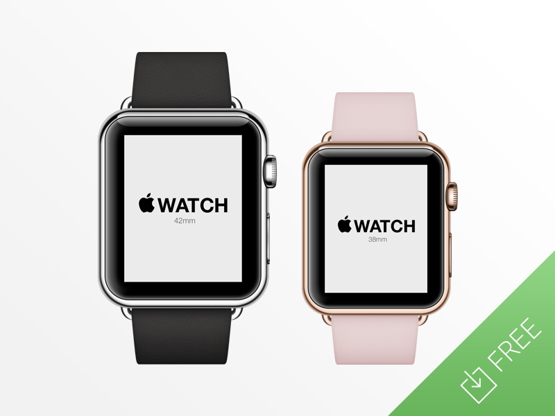 Watch Apple PSD Template Watch Apple PSD Template