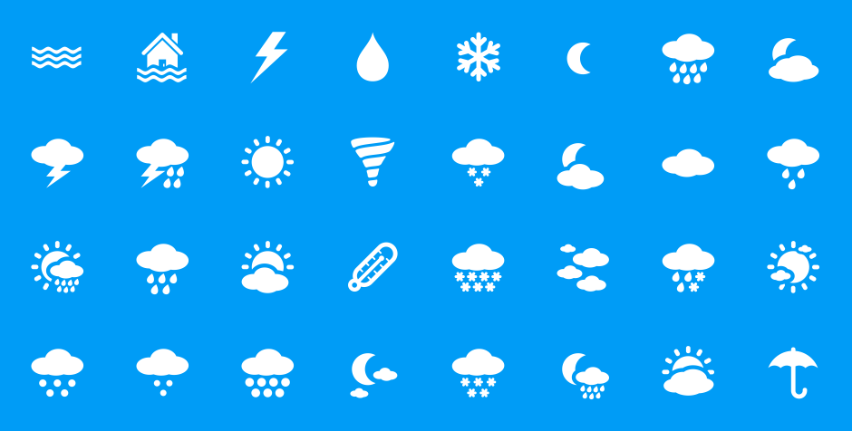 Weather Icons Meaning