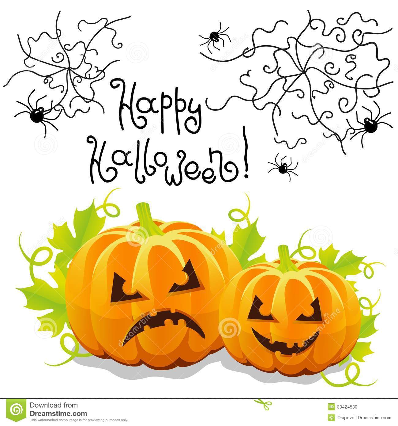 White Pumpkins with Spider Web White Pumpkins with Spider Web