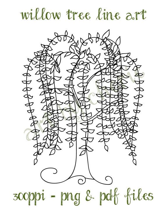 Willow Tree Clip Art Willow Tree Clip Art