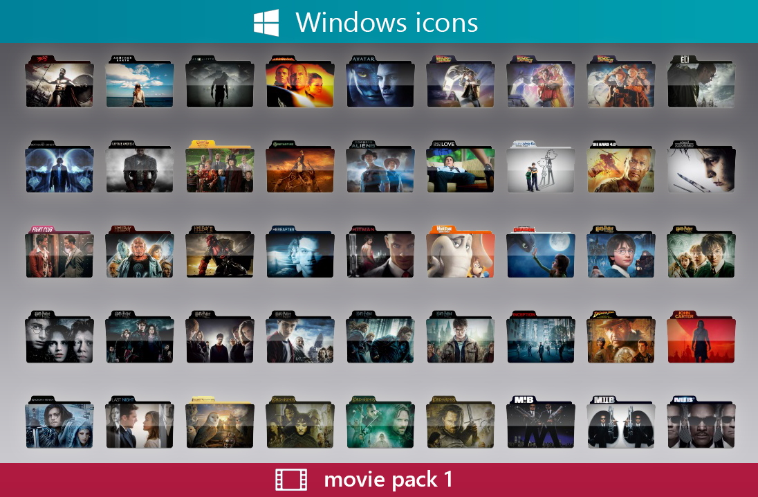 Windows Movie Folder Icon