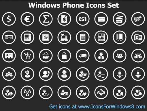 Windows Phone Icons