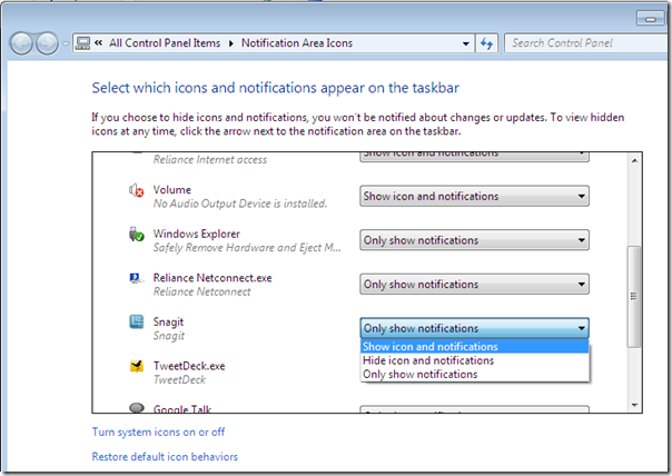 Windows System Tray Hidden Icons Windows System Tray Hidden Icons