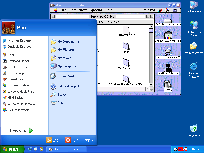 Windows XP Icons Location