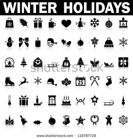 Winter Holiday Icons