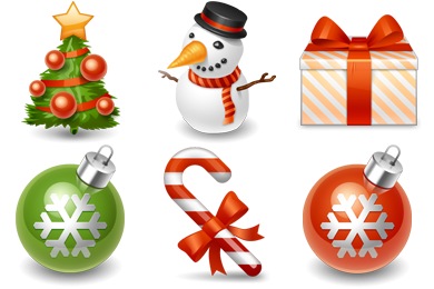 Winter Holiday Icons