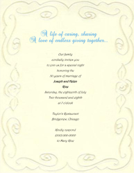 25th Wedding Anniversary Templates Free