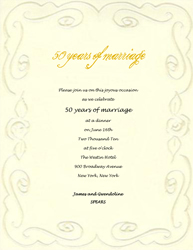 50th Wedding Anniversary Templates Free