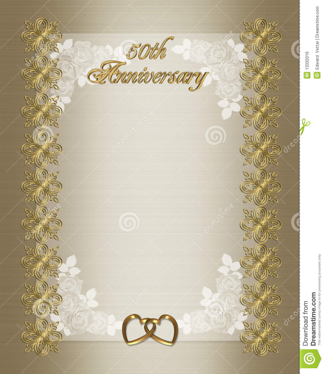 50th Wedding Anniversary Templates Free