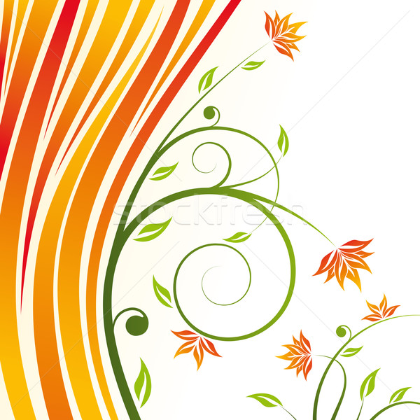 Abstract Floral Vector Design