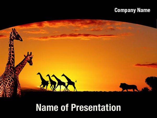 African Safari PowerPoint Templates