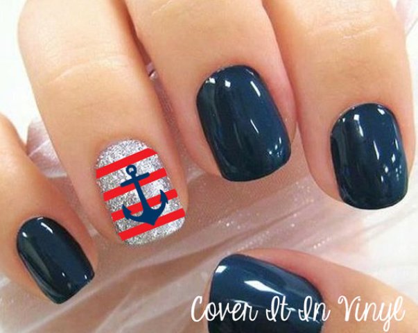 Anchor Nail Design