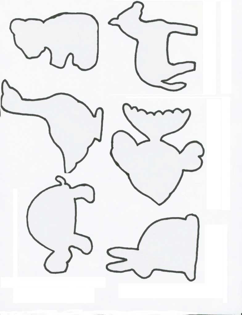 7 Animal Shapes Templates Images - Animal Templates Printable Free,  Squirrel Template Printable and Plastic Animal Stencils / 