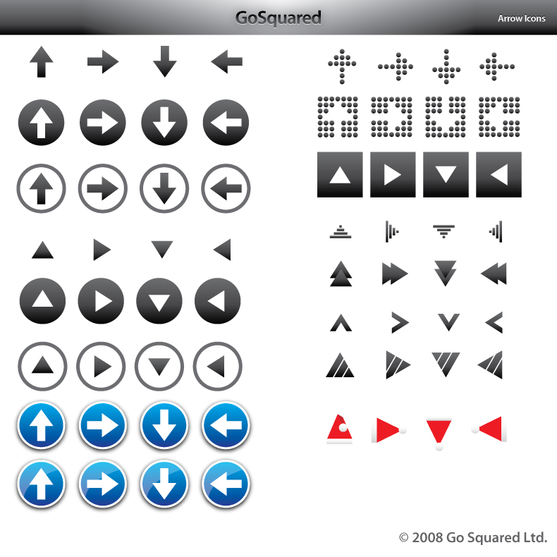 Arrow Icons Vector Free