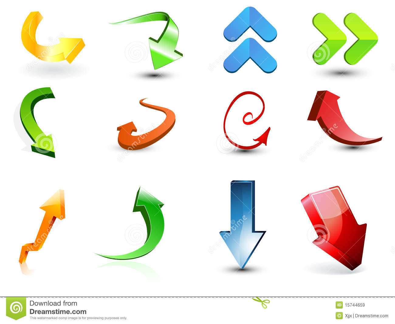 Arrow Icons Vector Free