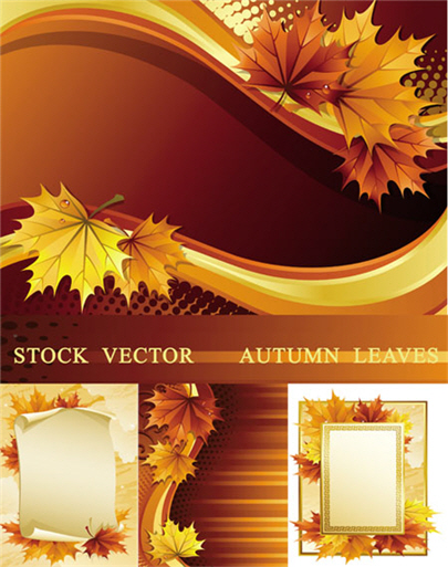 Autumn Vector Graphics Clip Art