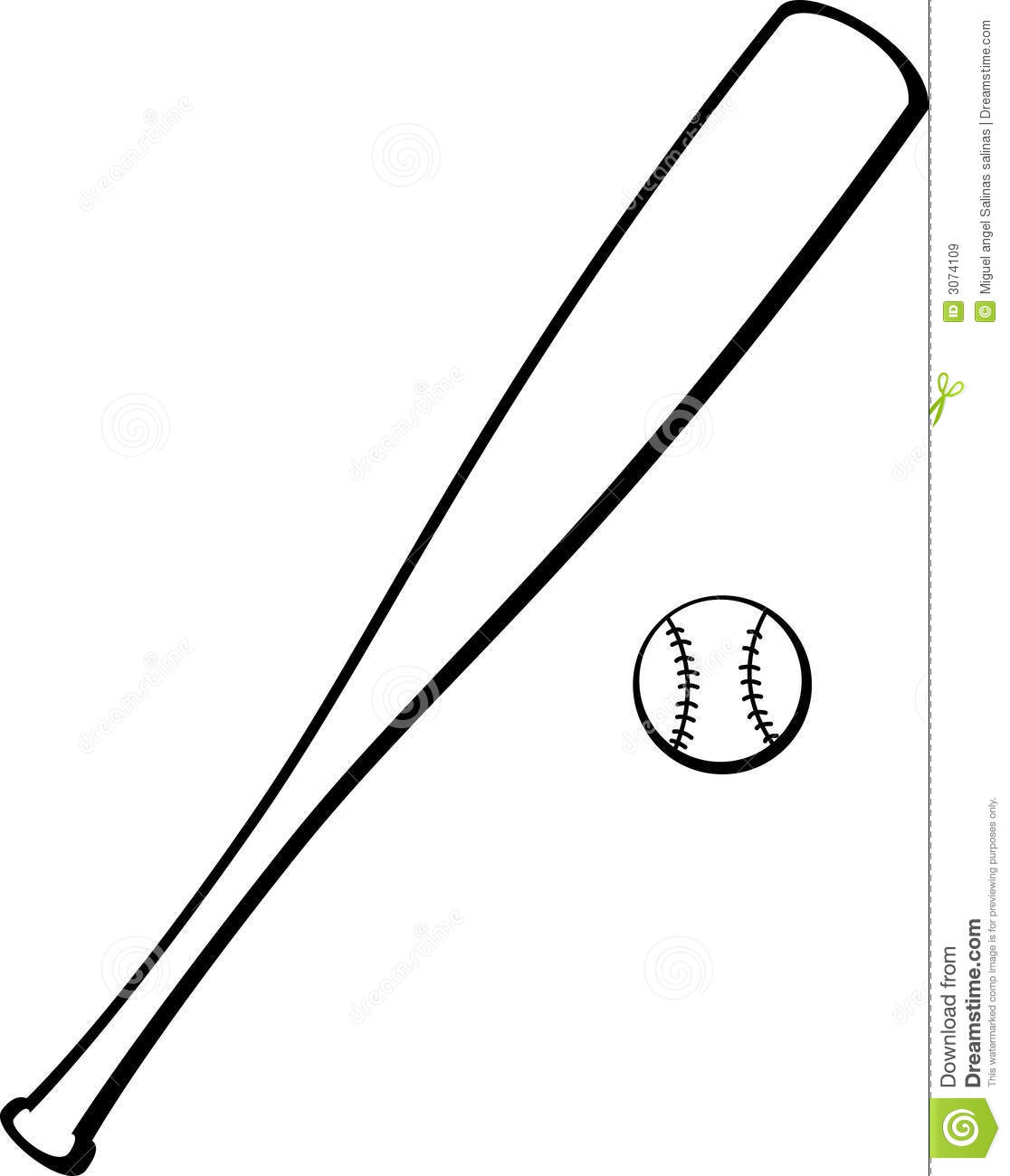 Baseball Bat Vector