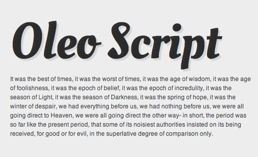 13 Web Script Fonts Images