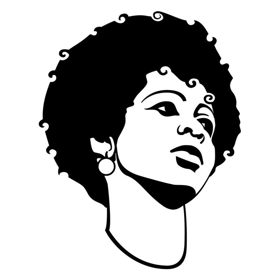 Black African American Women Vector