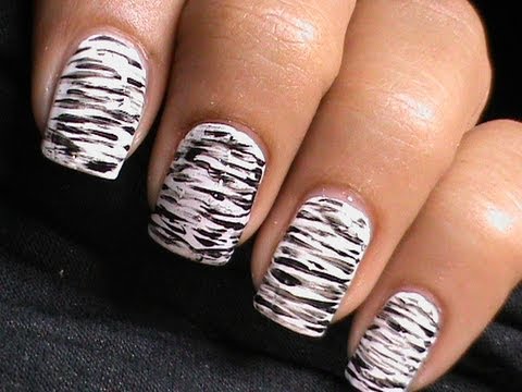 Black and White Nail Polish