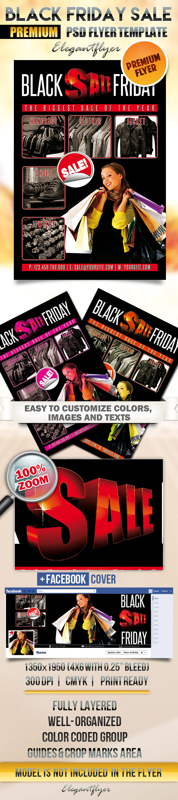 Black Friday Sales Flyer Template