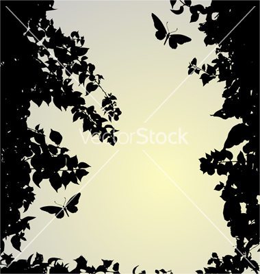 Border Silhouette Vector