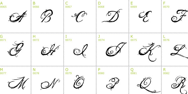 11 Photos of T Calligraphy Font Generator