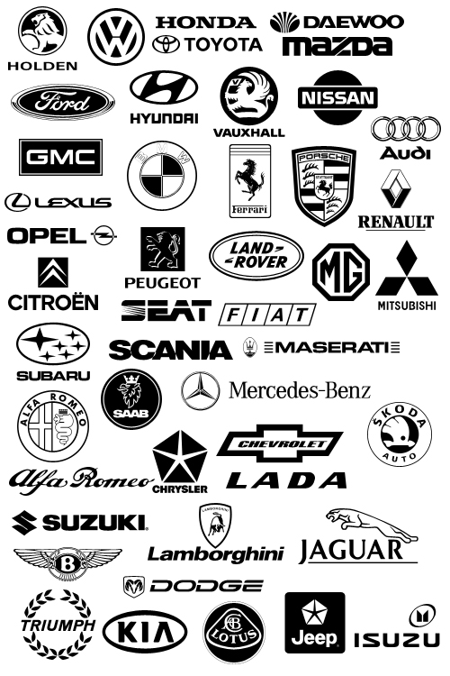Car Logos and Names