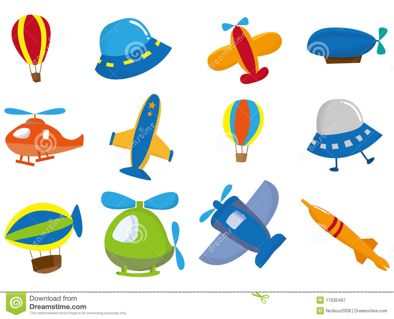 Cartoon Airplane Vector