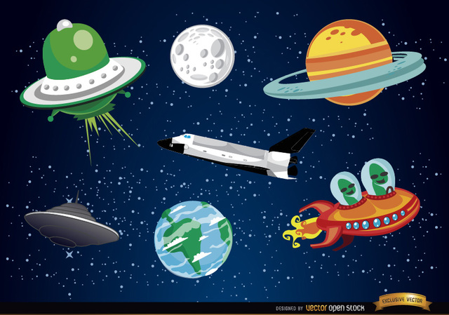 Cartoon Outer Space Aliens Cartoon Outer Space Aliens