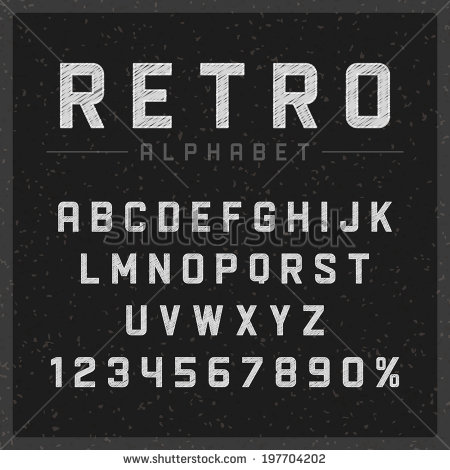 Chalkboard Font Alphabet