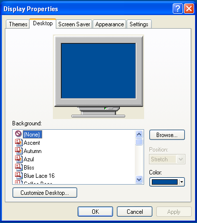 Change Desktop Icons Windows XP