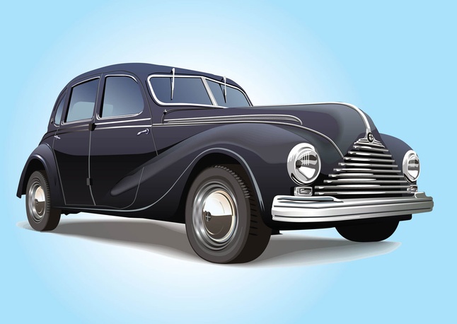 Classic Car Vector Art