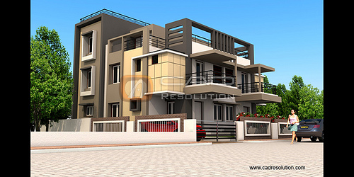 Commercial Building Exterior Design