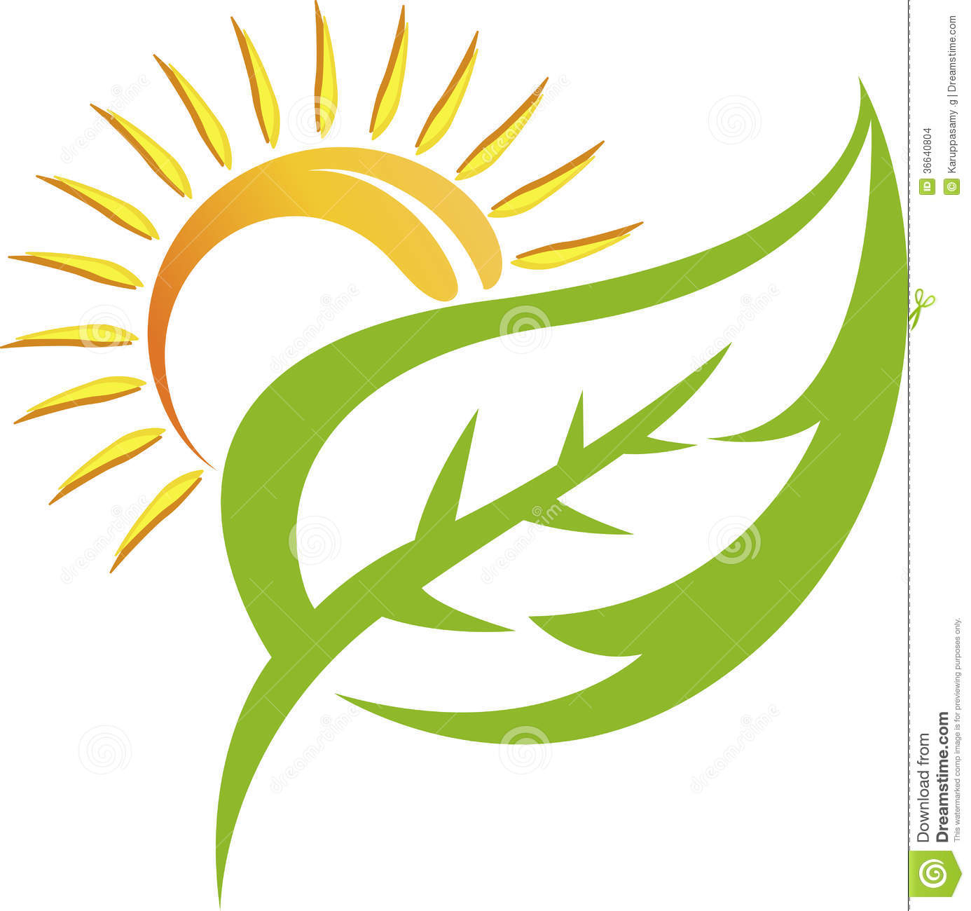 Company Logo with Leaf