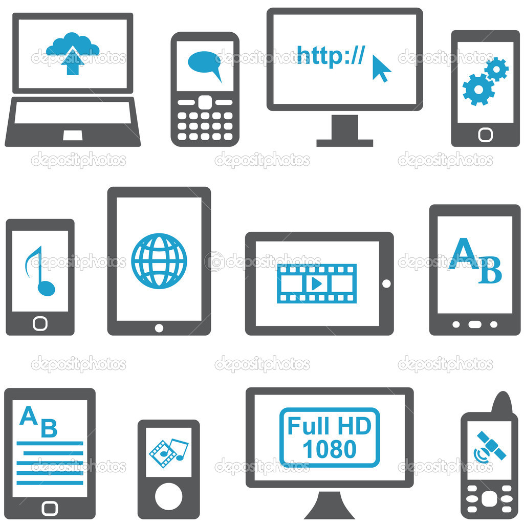 Computer and Mobile Device Icons