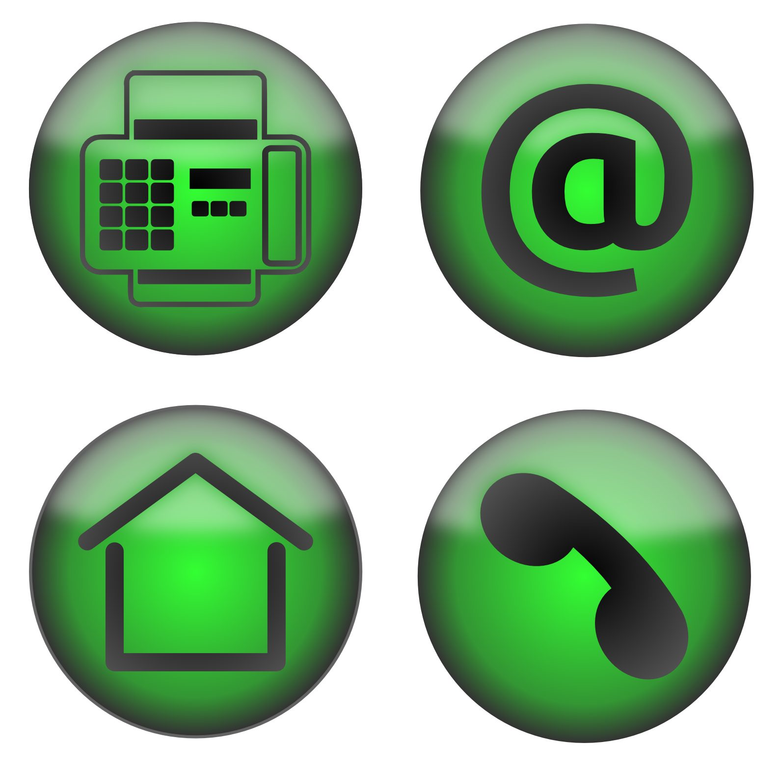 Contact Icon Clip Art