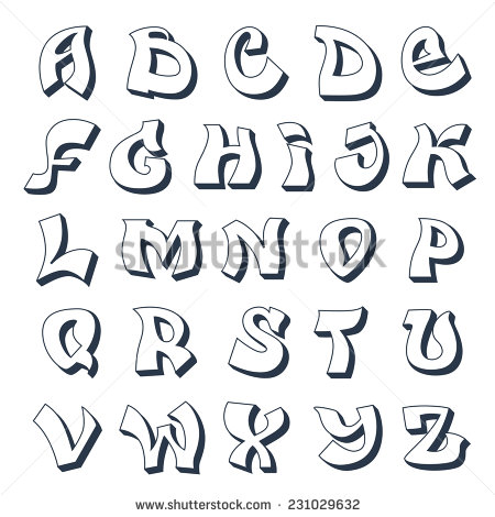 Cool Graffiti Alphabet Fonts