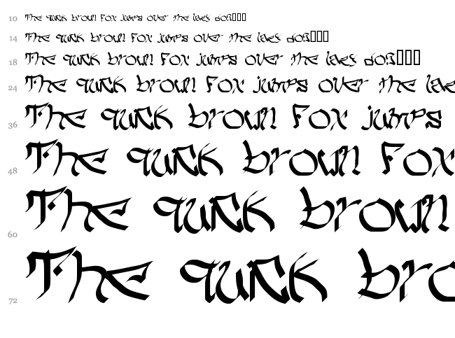 Crazy Handwriting Font