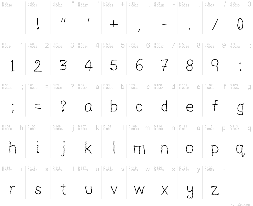 Crazy Writing Fonts