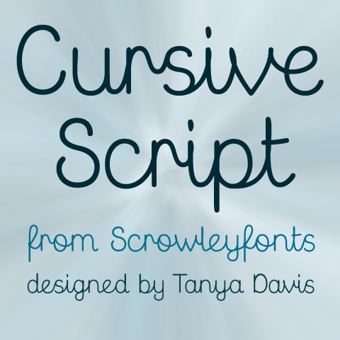Cursive Script Fonts