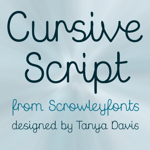 Cursive Script Fonts Cursive Script Fonts