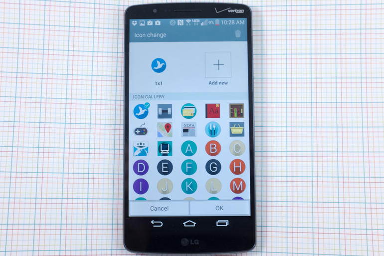 Customize App Icons On the LG G3