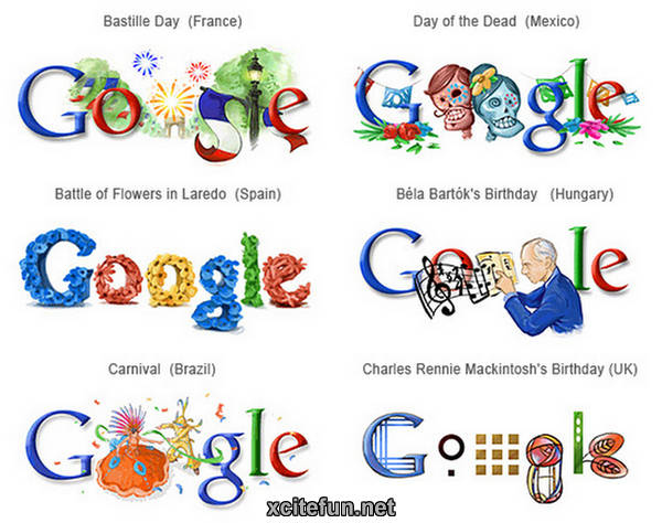 Different Google Logos