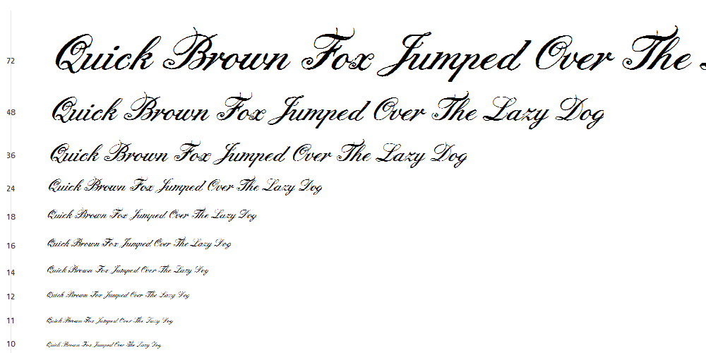 English Hand Script Font English Hand Script Font