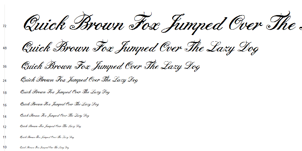 English Hand Script Font