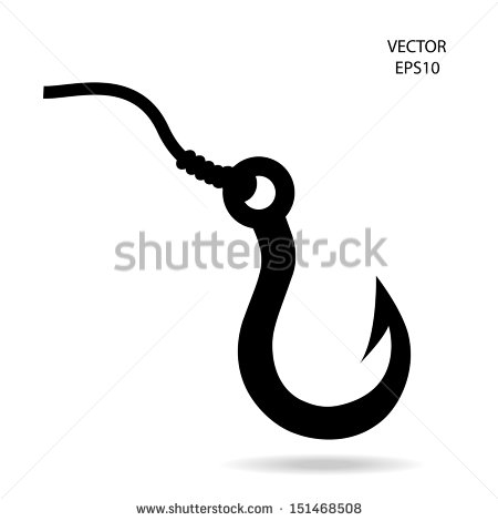 14 Fish Hook Vector Images