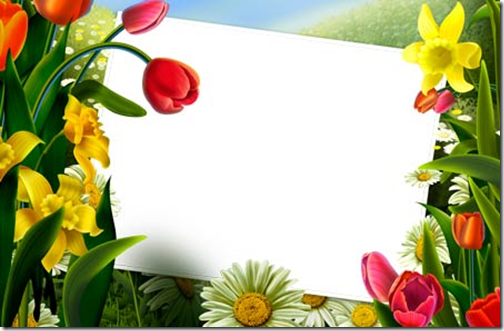 Flower Frames for Photoshop Free Download