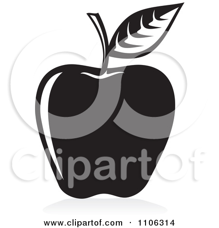Free Apple Clip Art Black and White Free Apple Clip Art Black and White